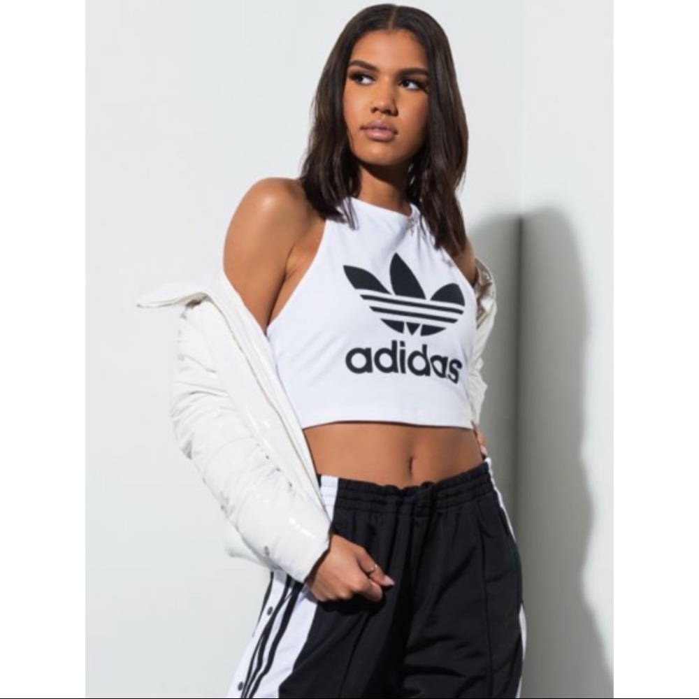 ADIDAS Cropped Halter Top